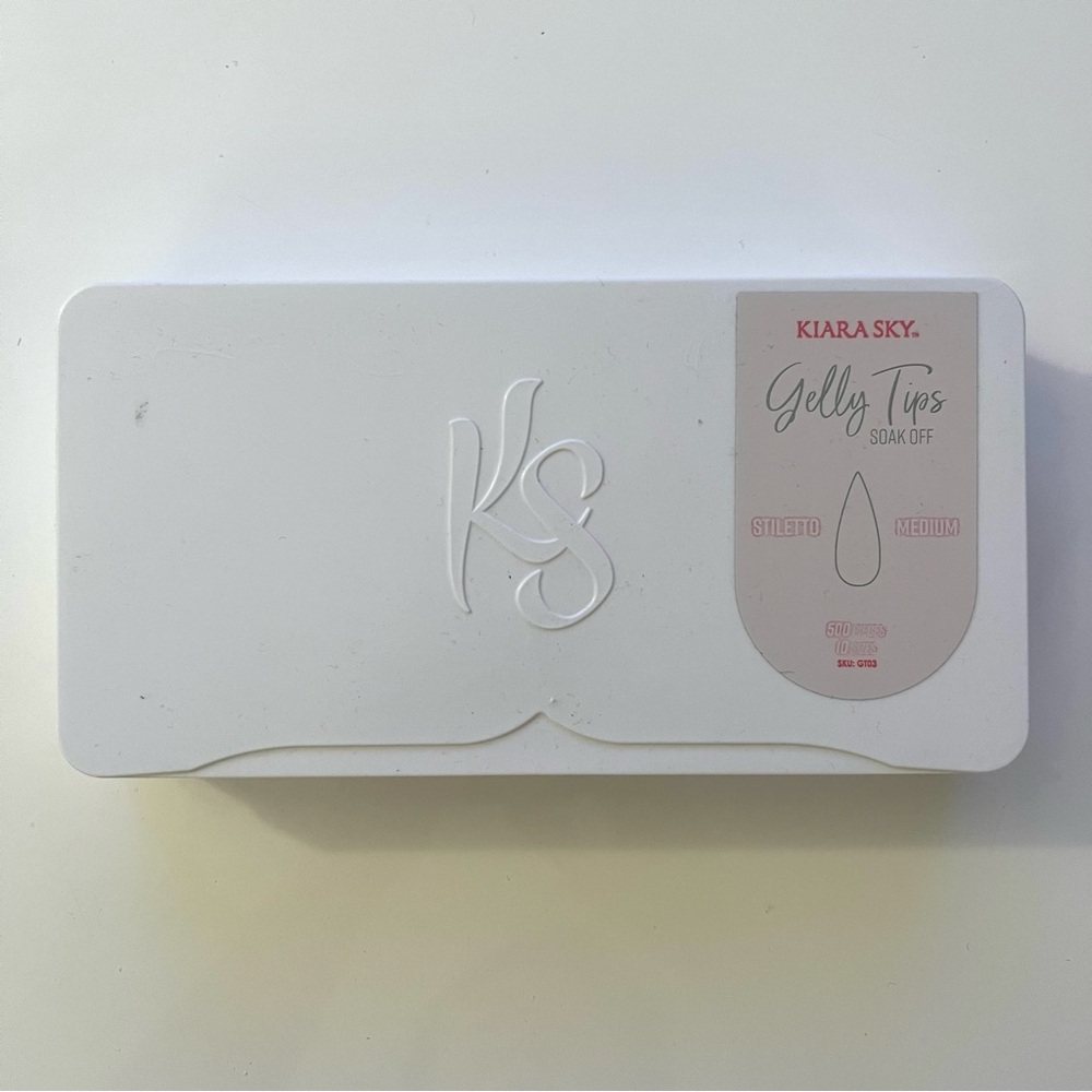 Kiara Sky Gelly Tips Stiletto Medium